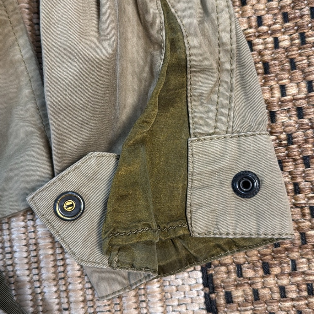 NEW Diesel Jacket in Military Green Size Small 70% Cotton 30% Silk - Picture 16 of 17
